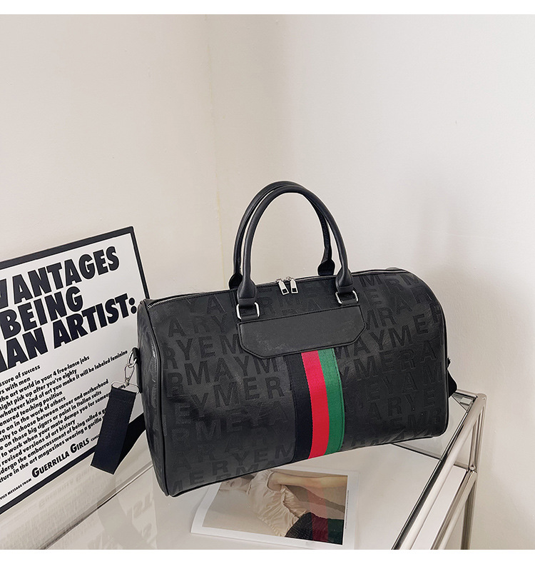 

Duffle Travel Bags Outdoor Leather Polyester Plain Print handbags Stripes Letter Soft Single Oversize Luggage Bag girls boys backpacks, Withlogo