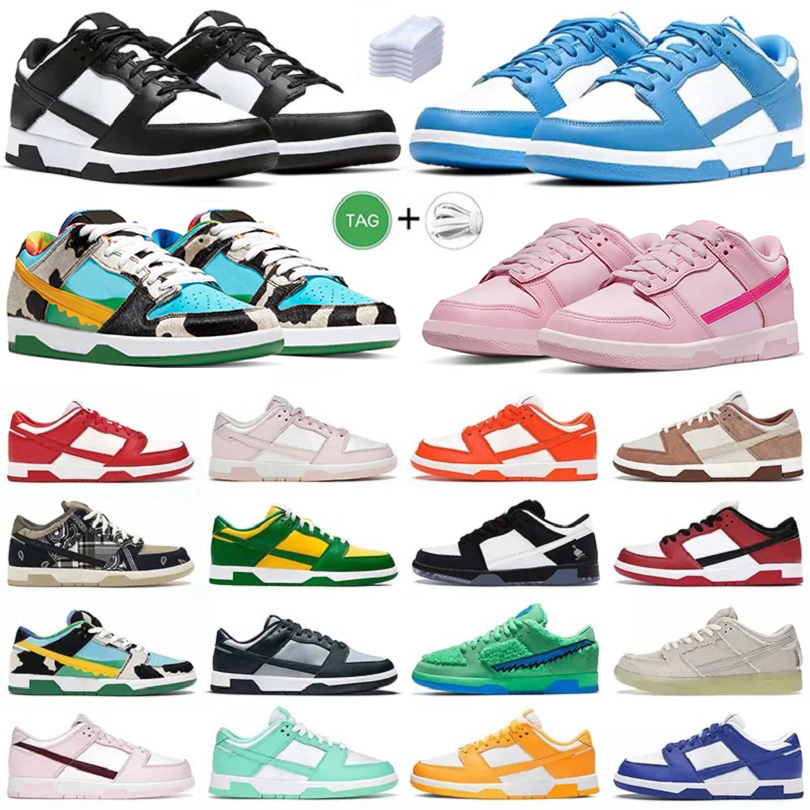 

Mens Casual shoes platform White Black Panda Reverse UNC Photon Dust Pigeon Green Glow University Red Candy Shadow trainers outdoor men women sports sneakers GAI, Color#13