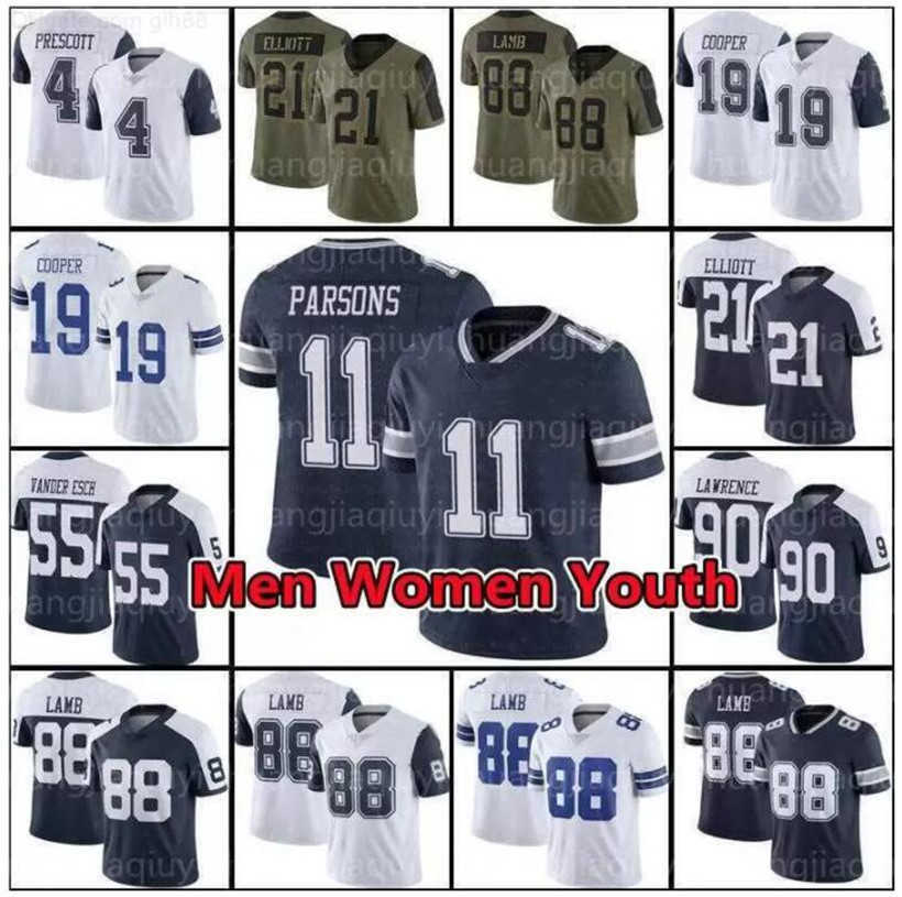 

Dallas''Cowboys''Custom 11 Micah Parsons jersey Trevon Diggs Dak Prescott CeeDee Lamb Ezekiel Elliott Football Jerseys shirt Bob Hayes, As photo