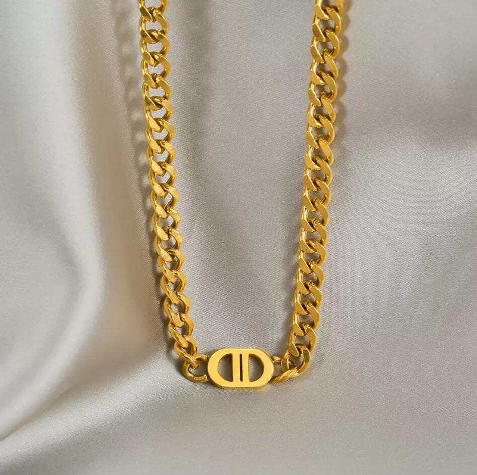 

2022 New Design pendant necklaces Brand Brass Women Designer D Necklace Earrings Simple Letter Pendant Luxury Fashion woman Jewelry