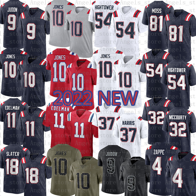 

Mac Jones Matt Judon Football Jersey Bailey Zappe Matthew Slater Adrian Phillips Damien Harris Devin McCourty Jonnu Smith David Andrews Patriots Julian Edelman, Mens-agz