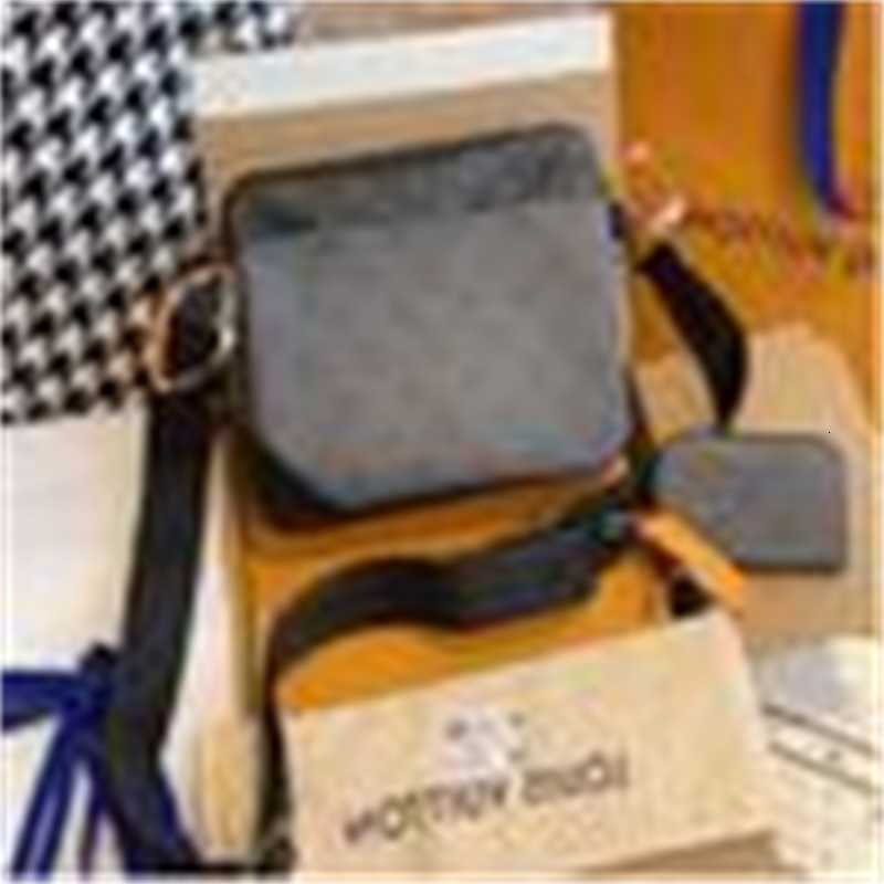 

Designer M69443 Trio Bag 3-in-1 Men' Crobody Women Tote Handbag Shoulder Clutche Backpack Pouche Wallet, All with logo