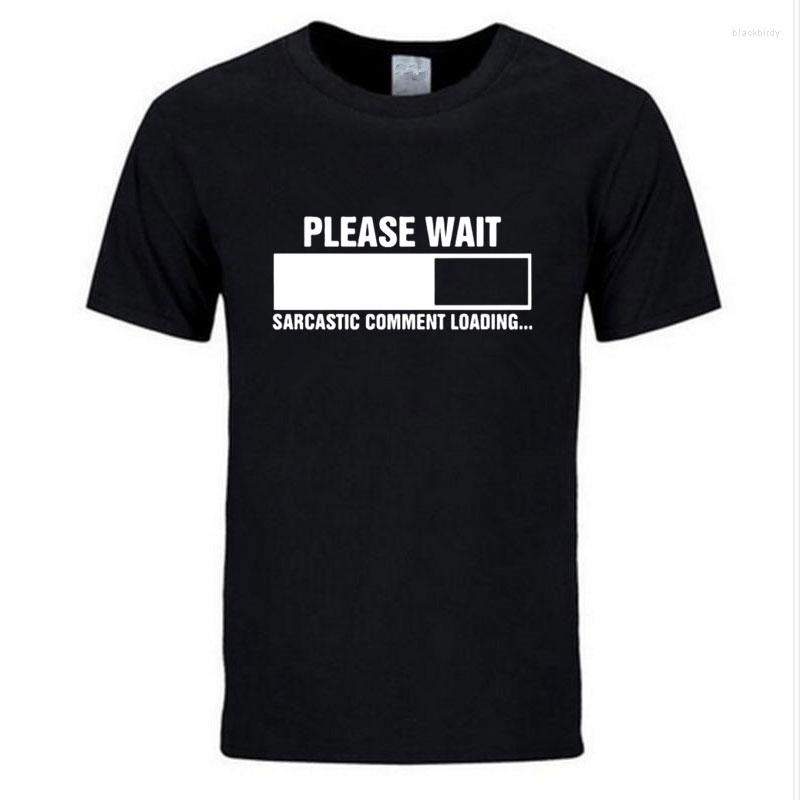 

T Shirts 2022 O-neck Sleeve Cotton Casual Top Tee Sarcastic Comment Loading Geek Nerd Funny T-Shirt Shirt, 22