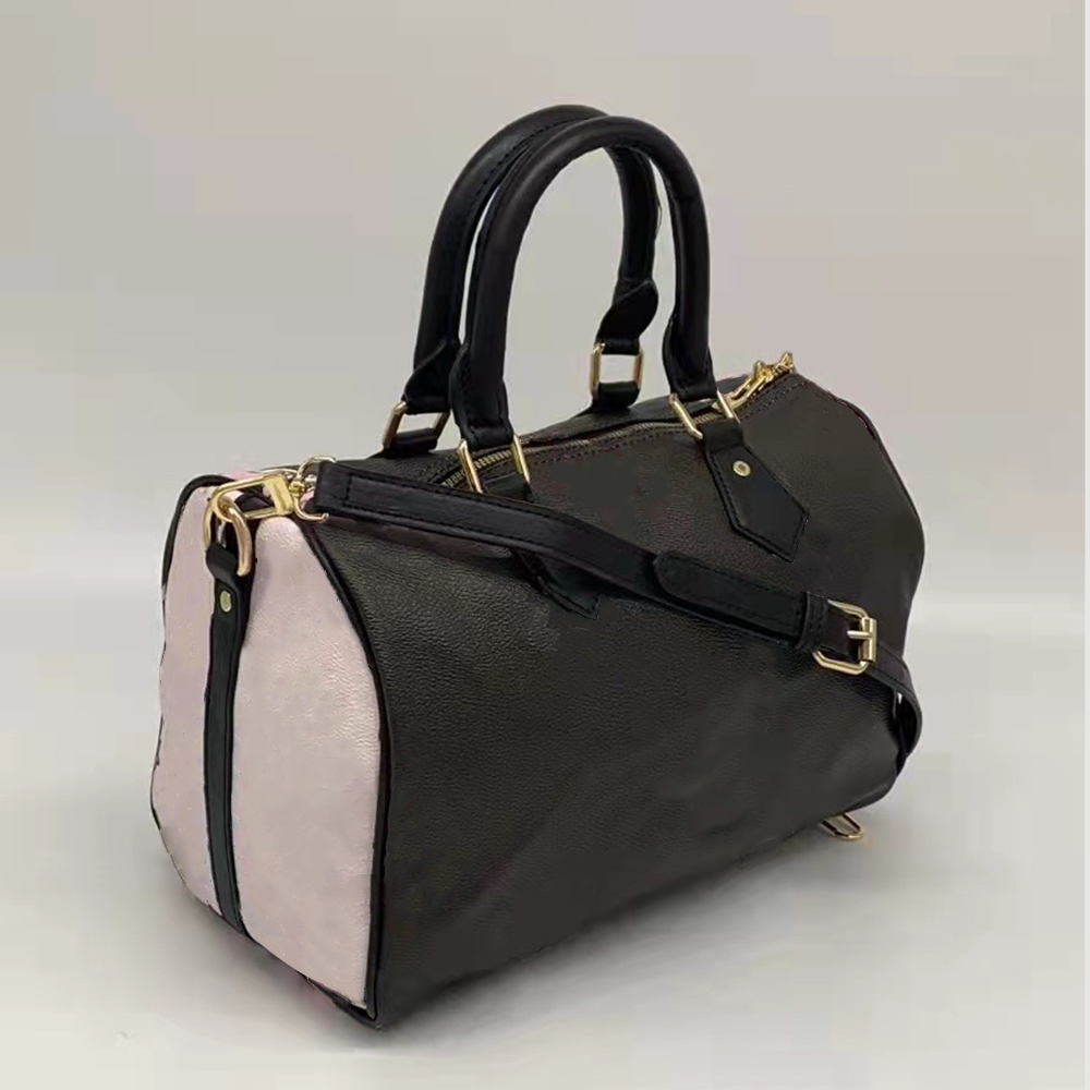 

Designer handbag Luxury Crossbody Tote bag Women Shoulder bags Fashion Christmas Gift Barrel shaped leather Zipper large Purse lvs shopping wallet 36piece/bag, Black