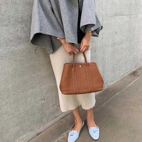 

Luxurious Designer Herme bags Ins Fashion Winter Capacity Women's Commuter Simple Portable Briefcase, Grey