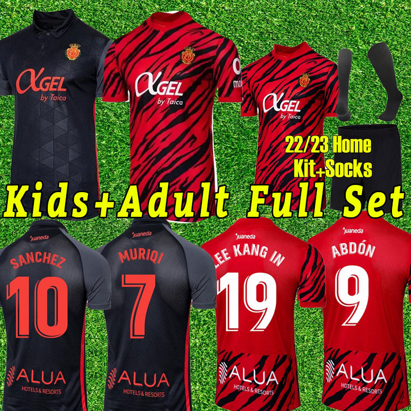 

22/23 RCD Mallorca soccer jerseys home 2022 2023 camiseta de fUtbol ABDON MURILLO JUnior MERVEIL CUFRE RAILLO Valjent Racing de Santander football shirt uniforms, Away
