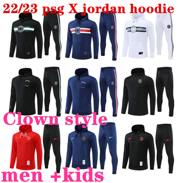 

22/23 PSGS tracksuit hoodie Survetement 2022 2023 psgs men kids paris chandal futbol training suit football soccer set adult boys kit, Third no socks