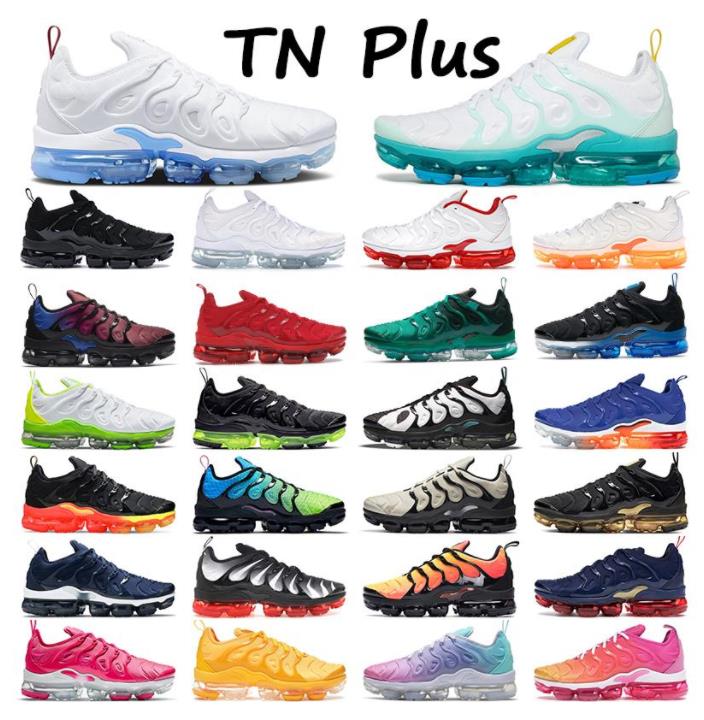 

Tn Plus Running Shoes Sports Sneakers Trainers Triple Black White Mint Foam Laser Blue Tennis Ball Midnight Navy Grape Vapor For Max Men Womens 36-47, 15
