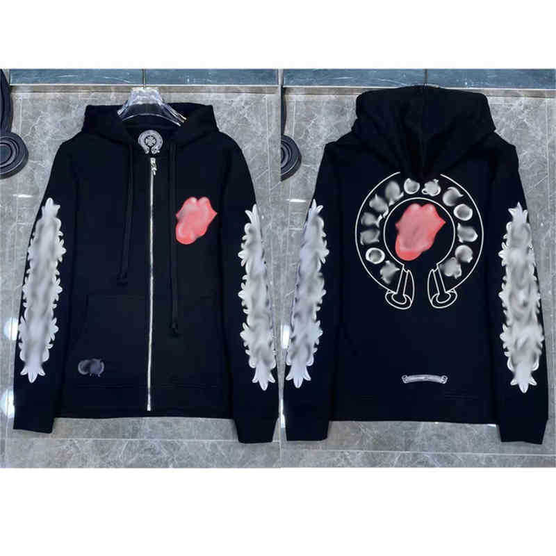 

CH Hoodies Sweatshirts 2022 Winter Print Pullover Chrome Hooded Hearts Arm Quality Ch Loose Chromeheart Sanskrit, 33