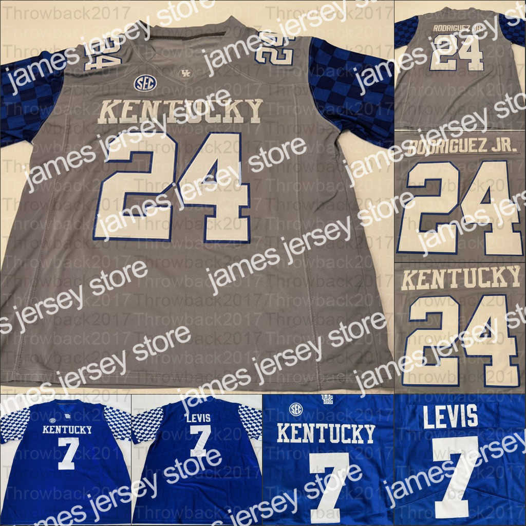 

American College Football Wear Custom Kentucky Wildcats College Football Jersey 1 Lynn Bowden 26 Benjamin Snell 3 Terry Wilson 41 Josh Allen, Black