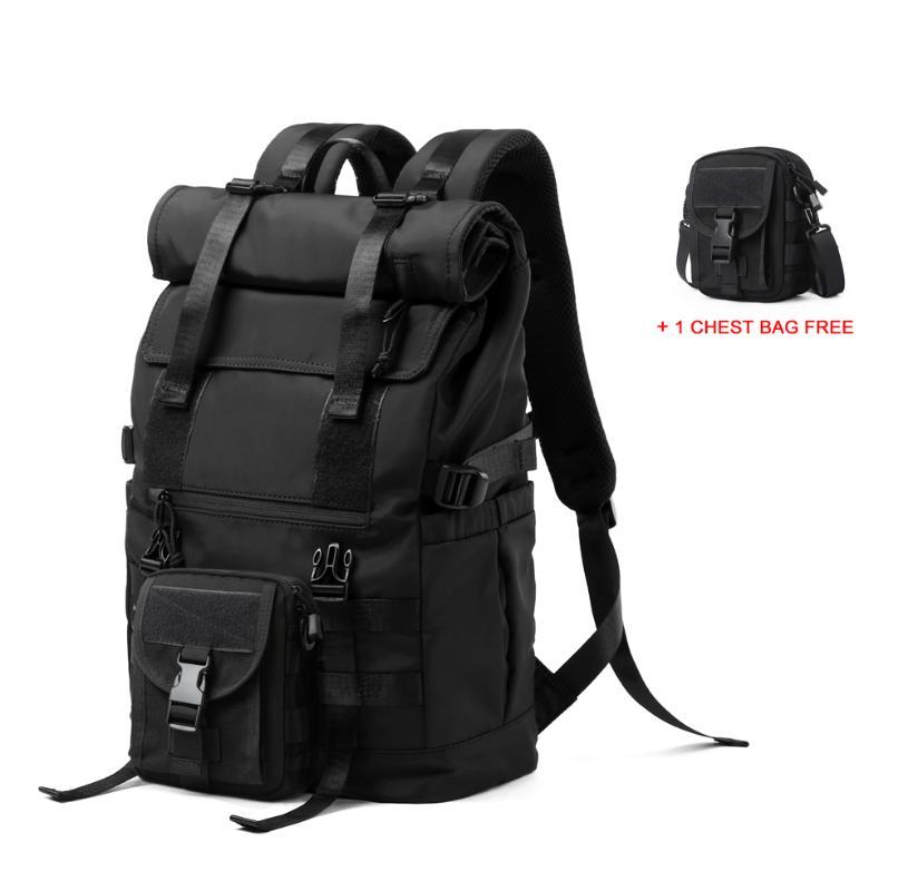 

Backpack In 1 Expansion Anti Theft Bagpack Weekender Outdoor 17 Inch Laptop For Men Hiking Camping Female Male Travel BagBackpack 22080025, Black