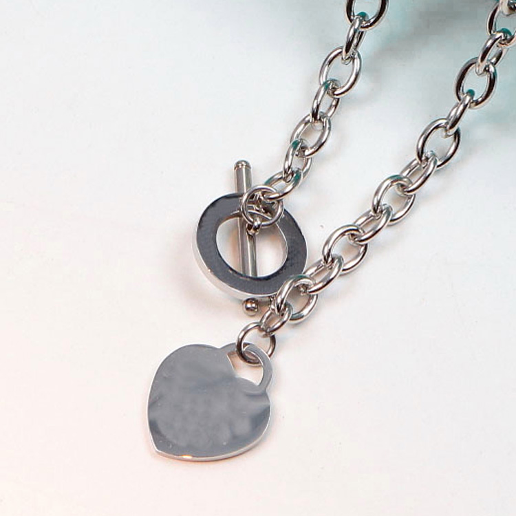 Luxury Designer Heart Bangle Bracelet Necklace Original Fashion Classic Bracelet Women Jewelry Valentine day gift for girlfriend accessories whol