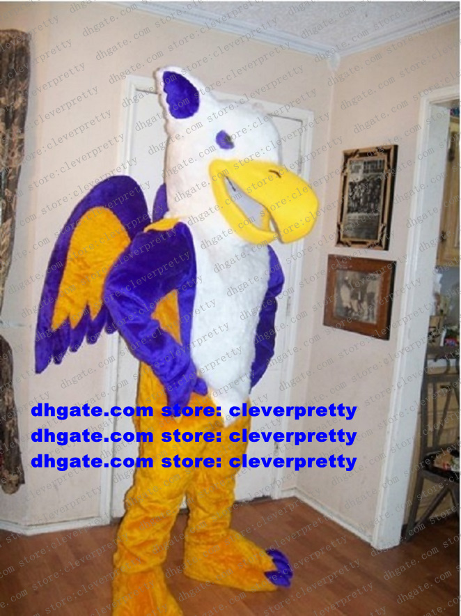 

Yellow Blue Griffin Mascot Costume Mascotte Griffon Gryphon Adult Cartoon Character Outfit Suit Family Gifts Performing Arts No.1638, As in photos
