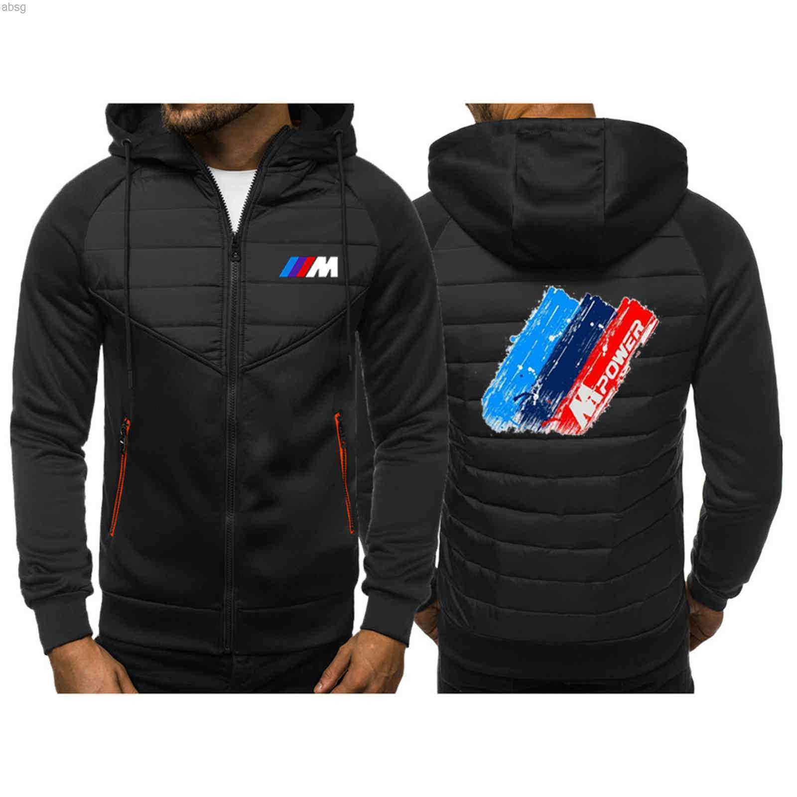 

jacketBmw 2022 Mens Coats Winter Jacket Man Thicken Hooded Waterproof Outwear Warm Coat Clothing Overcoat College Style Hoodies