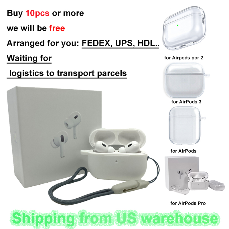 

Headphone Accessories for Apple Airpods 2 Pro Air Pods 3 Solid Silicone Cute Protective Headphone Case Wireless Charging Shockproof Cases