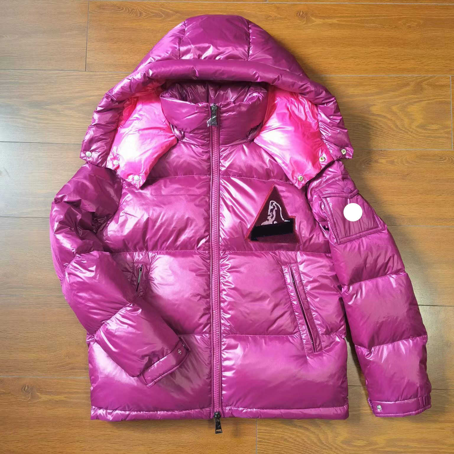 

Monclair Womens Designer Maya Mens Hooded Monc Down Jacket Women Flocking Snow Mountain Winter Coat Zipper Lady Couple Purffer Jackets Embroidered Armbands64TO, No clothing