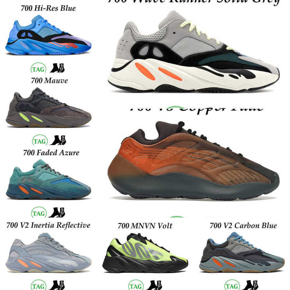 

shoes 700 v2 v3 Casual shoes running shoes men Hi-Res Red Blue Mauve Azael Alvah Clay Brown Utility V2''YEEZIES BOOSTs''yezzies''700S, #14
