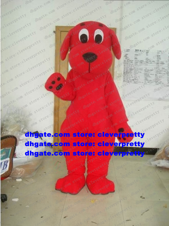 

Red Doggie Clifford Dog Puppy Mascot Costume Adult Cartoon Character Outfit Suit Willmigerl Plying For Hire Promotional Events No.5662, As in photos
