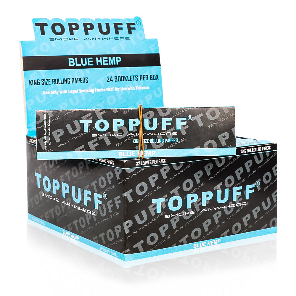 

rolling paper smoke shop TOPPUFF 78MM Multi-Color volume containing 50 pieces a box of 25 large volumes ROLLING PAPERS