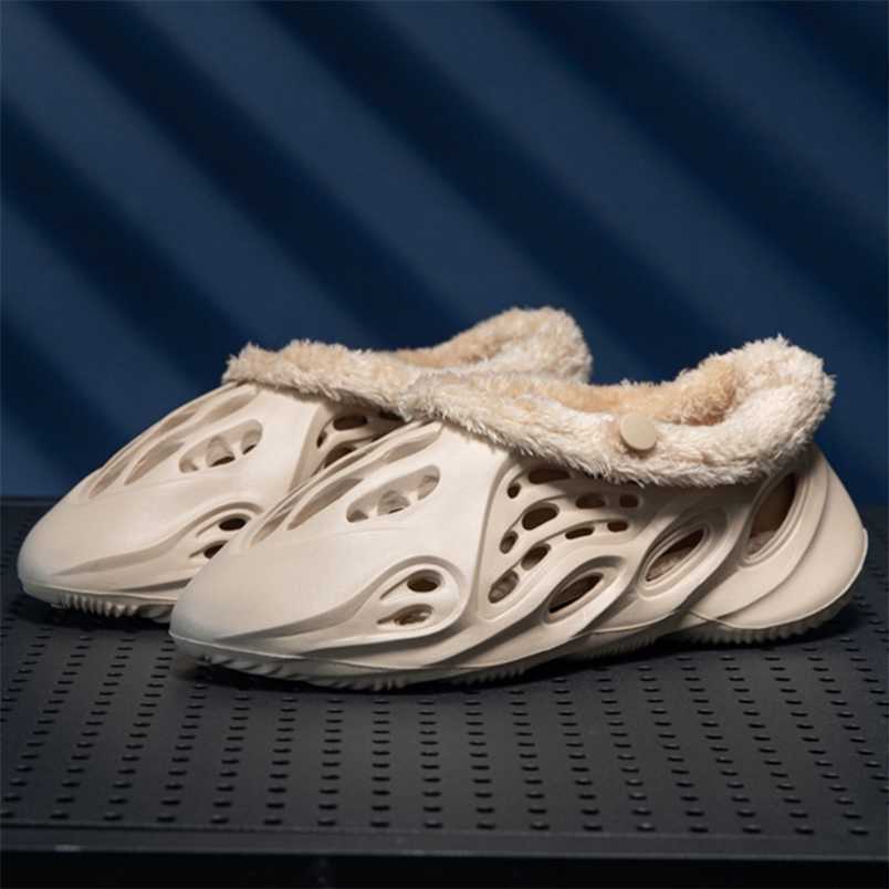 

Designer Foam Rubber Slippers y/ee yy/yz/z slides 2022 New Dongdong Shoes Mens Winter Thick soled Student Fashion Brand Coconut Warm Keeping, White