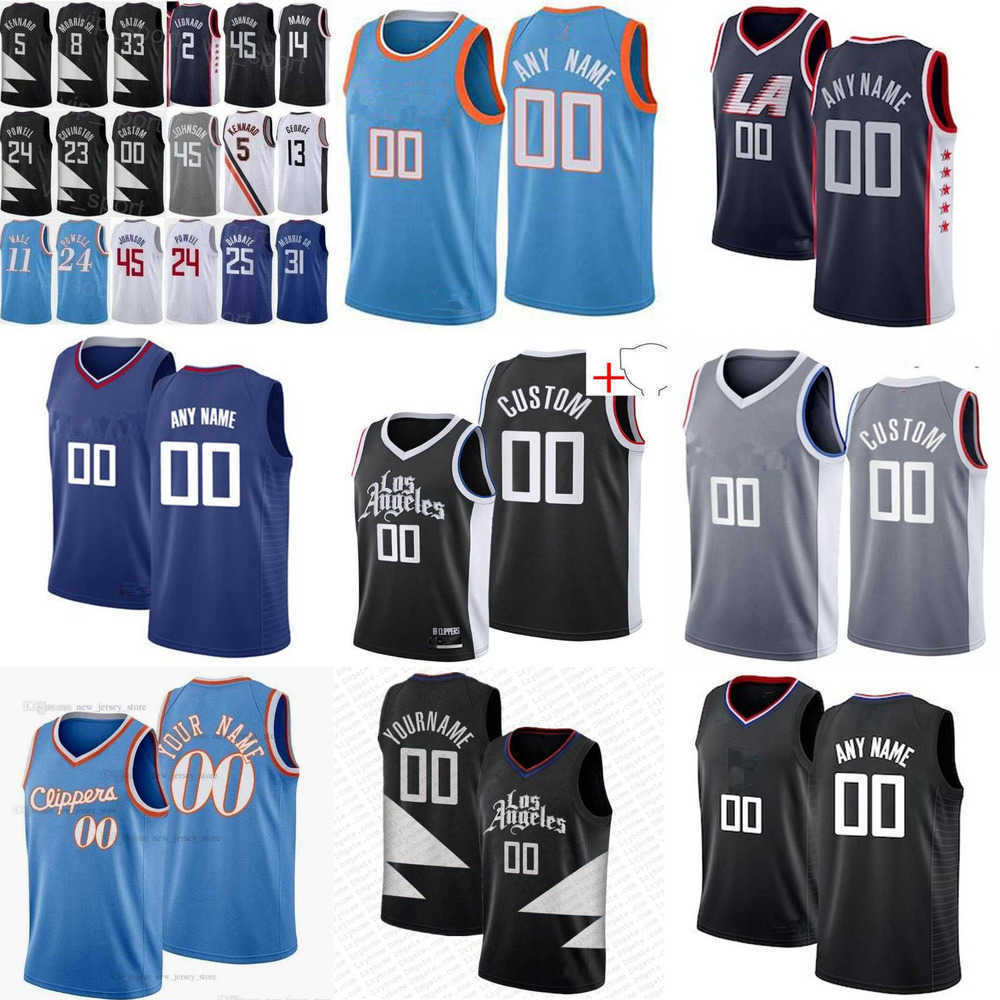 

Mens Womens Youth LA''Clippers''Custom 40 Ivica Zubac 7 Amir''Coffey 5 Luke Kennard 8 Marcus Morris Sr. 14 Terance Mann Basketball Jerseys, Colour