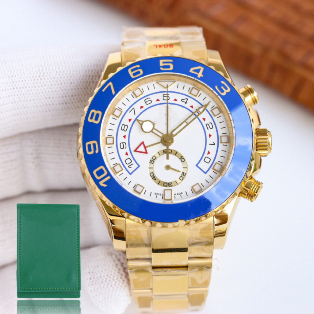 

AAA highquality watches designer mens watch luxury Watchs montre wristwatch movement Wristwatches men gold watch Automatic Waterproof yacht President 007 roleyy, Box