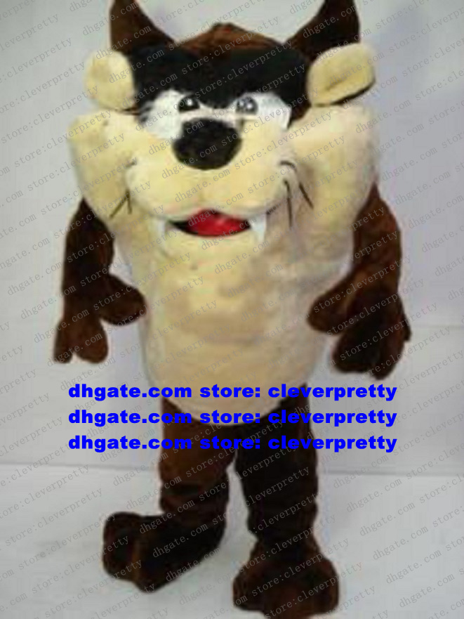 

Brown Tazz Monster Mascot Costume Mascotte Monstrosity Freak Dog Adult Cartoon Character Outfit Suit Real Play Upmarket Upscale No.634, As in photos