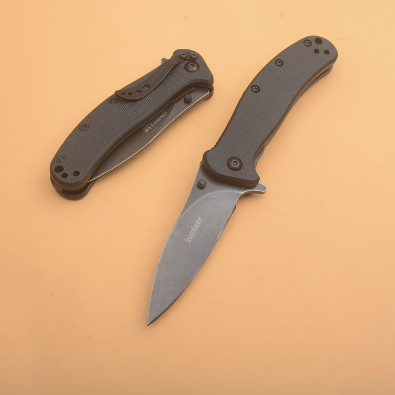 

Kershaw 1730BWH3 Fast Open Tactical Folding Knife 8CR13MOV Blade 58HRC Outdoor Military Camping Survival Hunting Survival Pocket EDC Tools