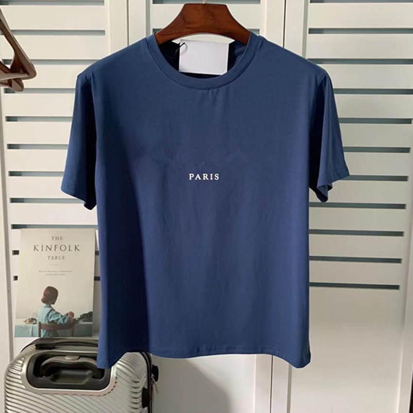 24 couleurs hommes chemises de créateurs hommes t-shirt hommes t-shirts femme t-shirt pour homme amoureux lettre manches courtes col rond avec bo
