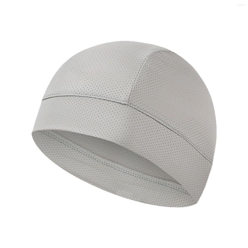 

Cycling Caps Quick Dry Running Cooling Elastic Fashion Outdoor Skull Cap UV Protection Sweat Wicking Sports Beanie Hat Helmet Liner, Black