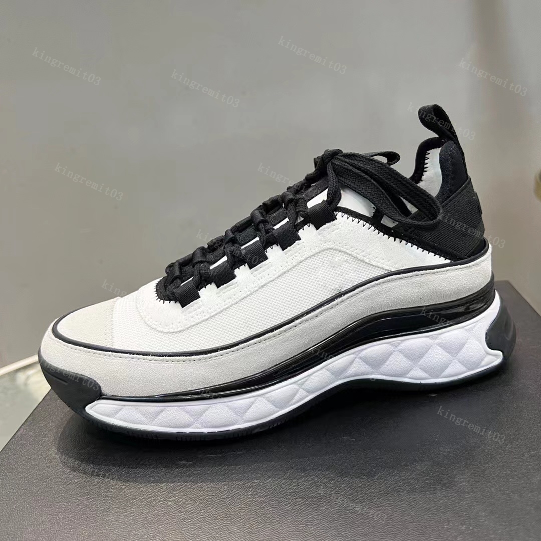 

Designer Vintage Suede Casual Shoes Men Women Calfskin Sneakers Fashion Increasing Platform Shoe Lace up Sneakers Trainers Transparent Sole