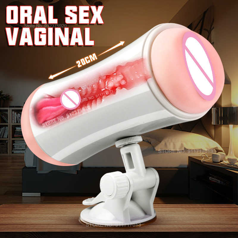 sex toys massager 2in1 Automatic Male Masturbator Cup Dual Channel Vibrating Real Vagina Oral Mouth Machine Blowjob Sex Toy for Men-image-812648706