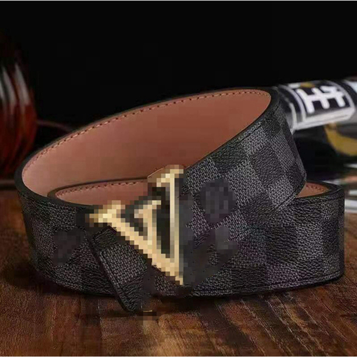 

3.8cm Belt Gold Silver Black Belts Variety classic Ladies womens Mens ferragamo flower plaid color3, 23