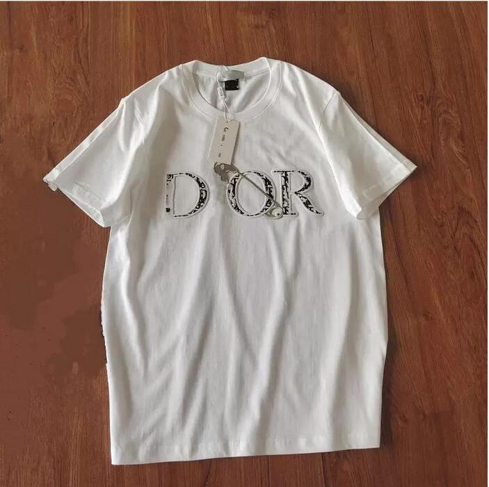 

2022 DReSs Designer T-shirt High-quality cotton round neck men&women European and American fashion lettered print summer casual couples short sleeve, A110
