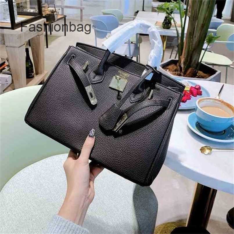 

Bags Birkin Women Handbags Herms Bags Leather Designer Lychee Bag Cow Hermse Pattern s Shoulder Handbag Large 2euu 5A, Wine red