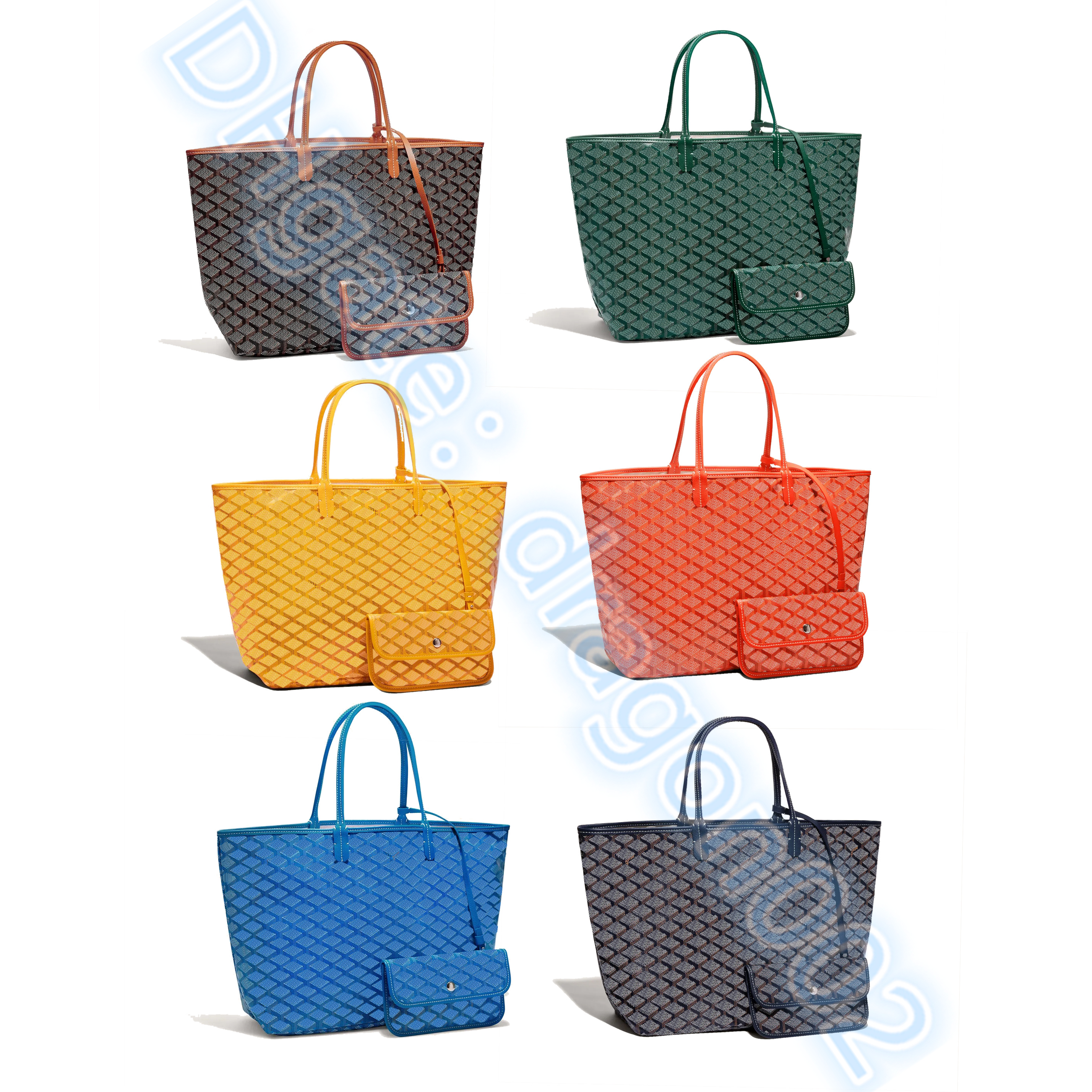 

Ladies ANJOU GM PM Luxurys Designers Shopping Bags pochette fashion Genuine leather with coin purses CrossBody mother Womens mens Wallets Shoulder tote Bag, Yellow