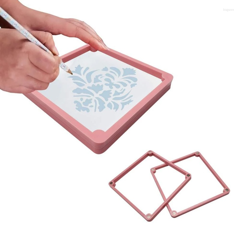 

Baking Moulds DIY Sugar Cookies Stencil Fixing Frames Magnetic Icing Cookie Holder Random Color Fondant Cake Decorating Tools