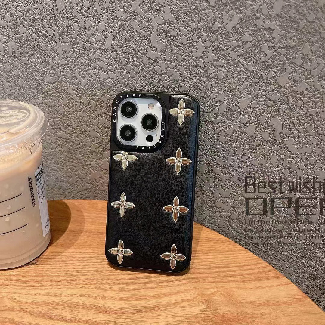 

Designer Leather L Phone Cases for iPhone 14 13 12 11 Pro Max 14promax 13promax 14pro 14plus 13pro 12pro X XR XS 7 8 Plus Luxury Brand Case with Logo Box, #2