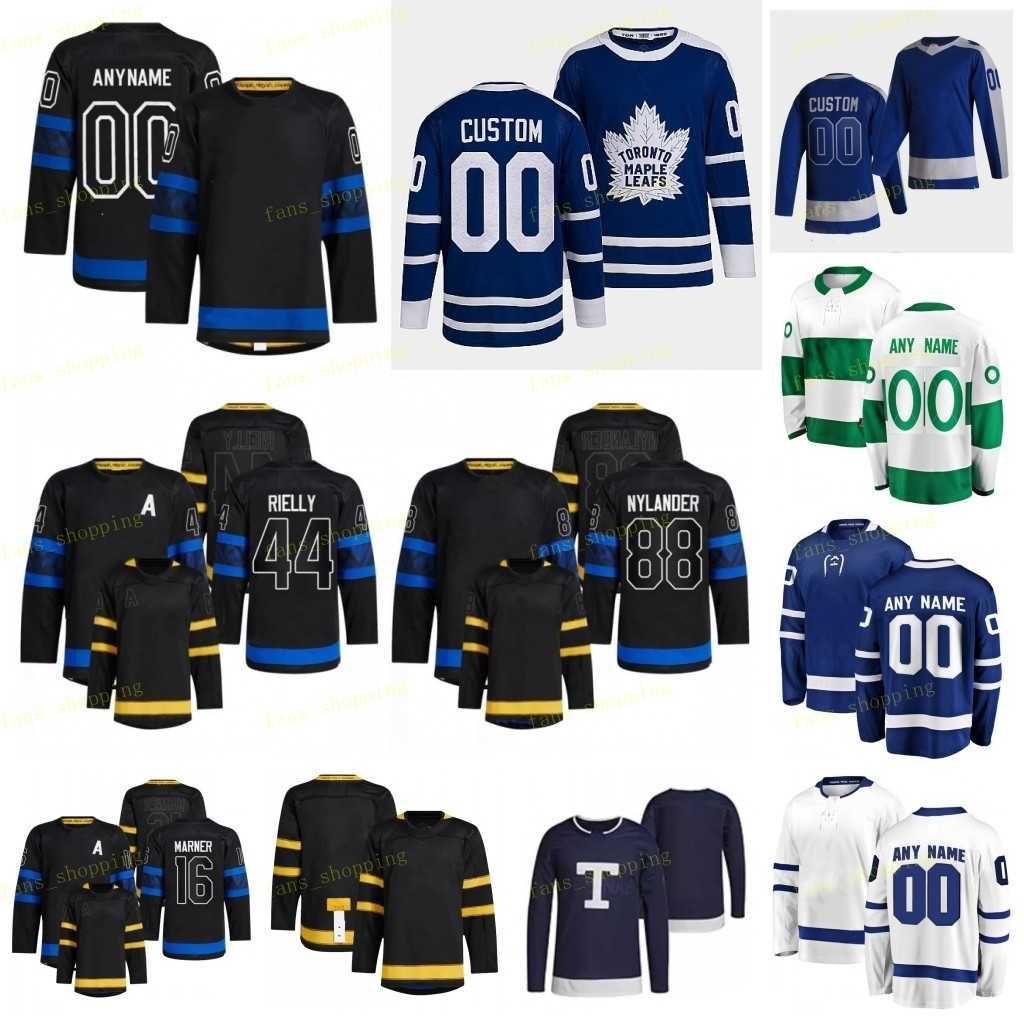 

Auston Matthews 2022-23 Reverse Retro Maple Leafs Jersey Mitchell Marner Morgan Rielly Wayne Simmonds Kyle Clifford John Tavares Nylander Toronto Giordano Murray, Men