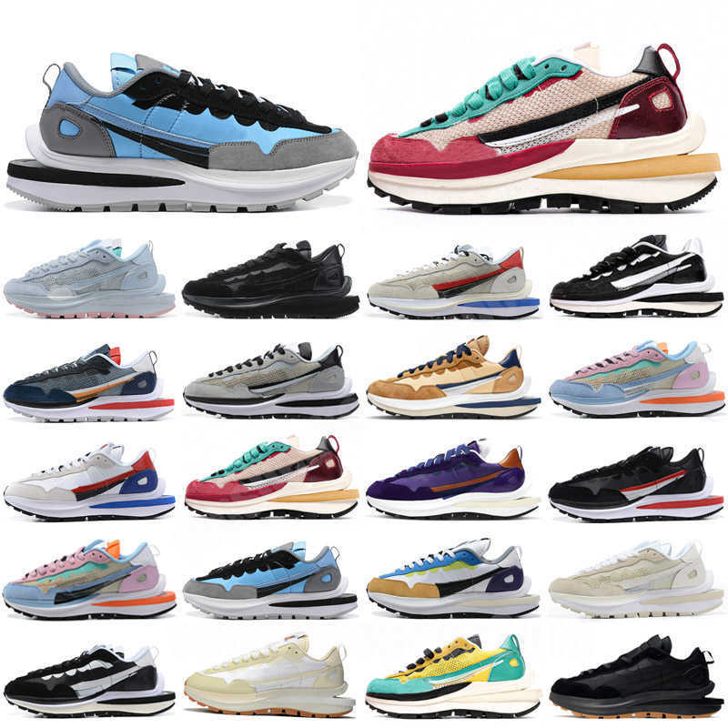 

Running Shoes Mens Trainers Outdoor Sports Sneakers Nylon Black White Gum Pine Green Gusto Sacais Vaporwaffle Waffle Men Women, Color 13