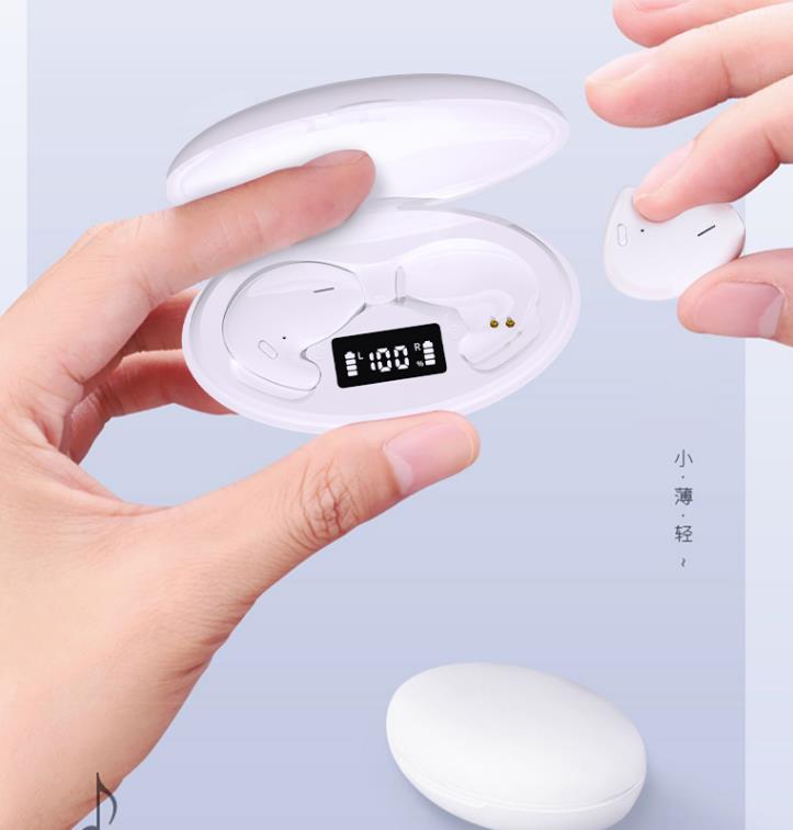 

Wholesale headphones 2022 new bone conduction Bluetooth headset true wireless in-ear, White