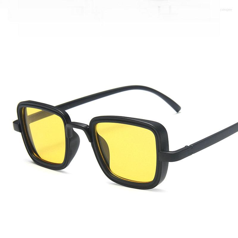 

Sunglasses Men Rectangle Women Fashion Brand Designer Color Gradient Lens Sun Glasses Party Beach UV400 Lunette De Solei