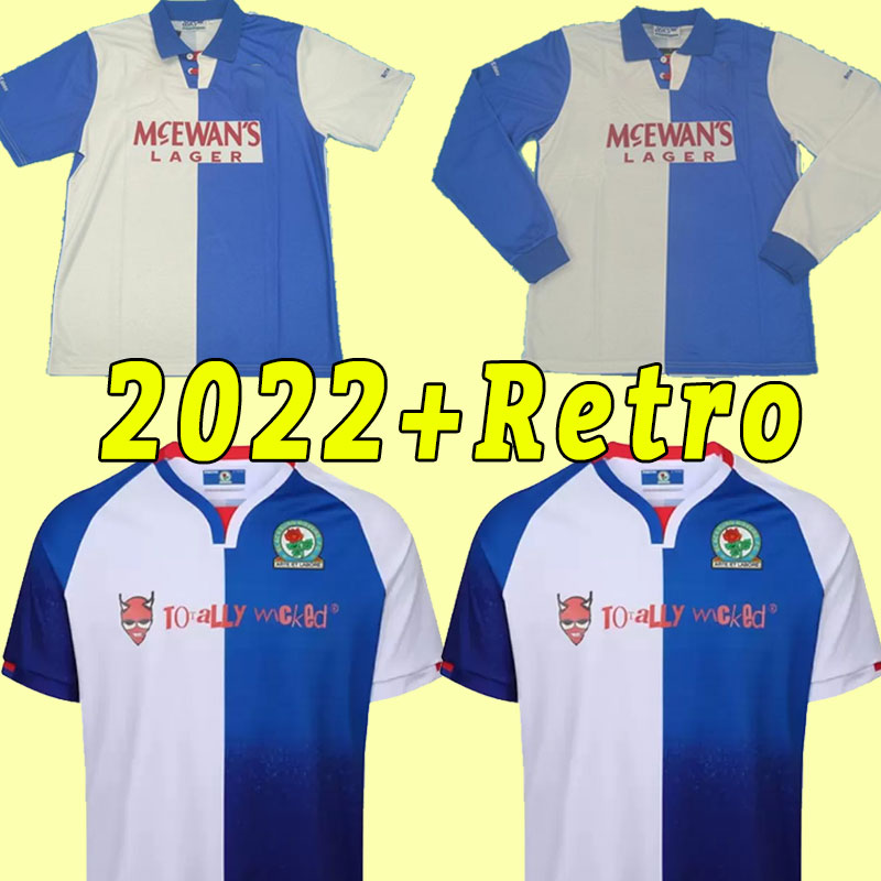 

22 23 Blackburn Rovers soccer jerseys home away Poveda 2022 2023 camisetas de futbol DOLAN HOLTBY BRERETON DIAZ DACK Gallagher Lenihan football shirts retro 1995 94