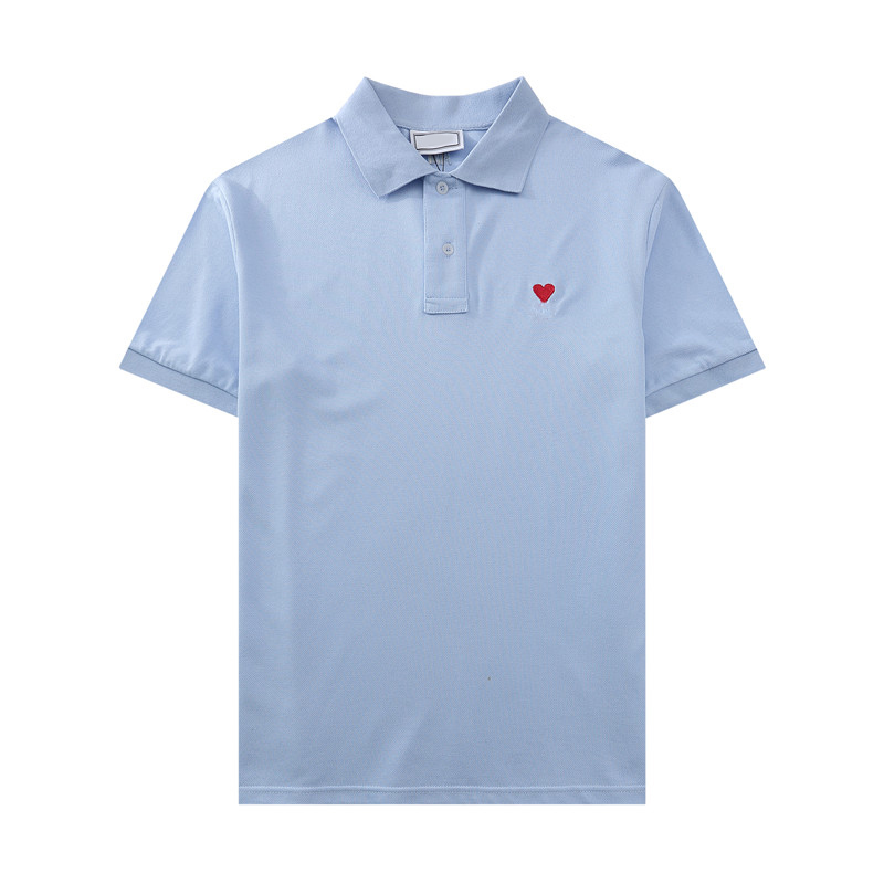 

Paris Designer Men t Shirt polo amis Breathable Summer Man Geometric Pattern Hip Hop Style Sport Outdoors Letter Unisex Woman Tee, Champagne