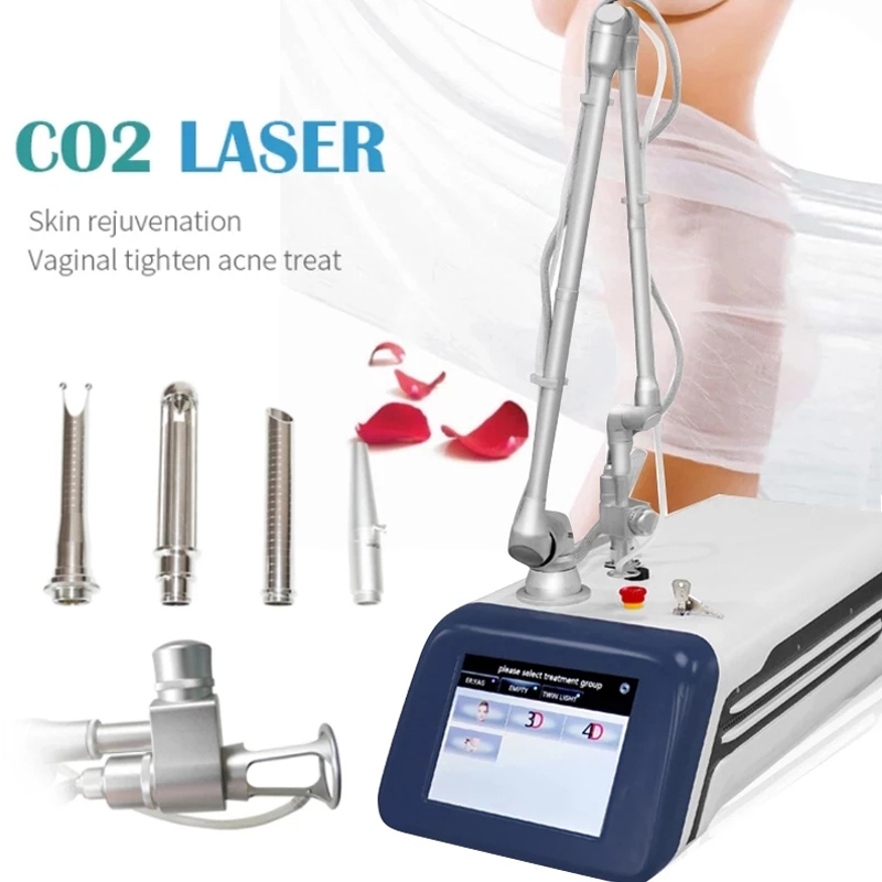 Portable 4D Fotona Co2 Fractional Laser Treatment Skin Stretch Marks Removal 10600nm Vaginal Tightening Beauty Machine For Spa