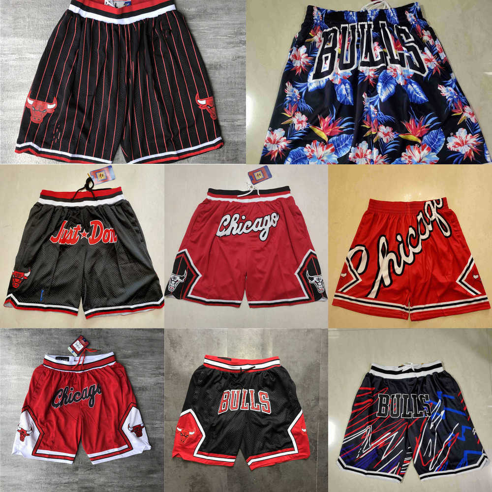 

Basketball Shorts Chicago''Bulls''men Throwback pocket, Color
