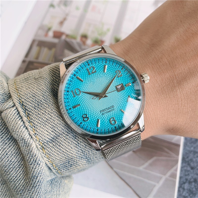2022 Fashion casual men&#039;s and women&#039;s watches Simple fashion atmospheric stainless steel chronograph-image-813055671