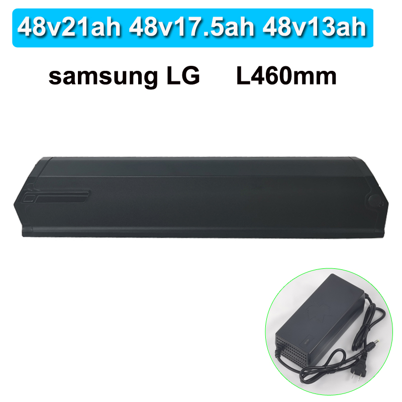 

Ebike Battery 48V 13AH 17.5AH 21AH Down Tube Batteries for 200-1000W Motor Electric Bicycle Lithium Ion Battery with 30A BMS Safe Bracket and Charger