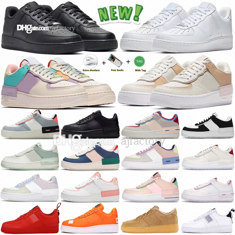 

Men women one casual shoes platform sneakers Triple 1 White Black Pale Ivory Spruce Aura Glacier Washed Coral Arctic Punch Pink mens outdoor trainers, 17