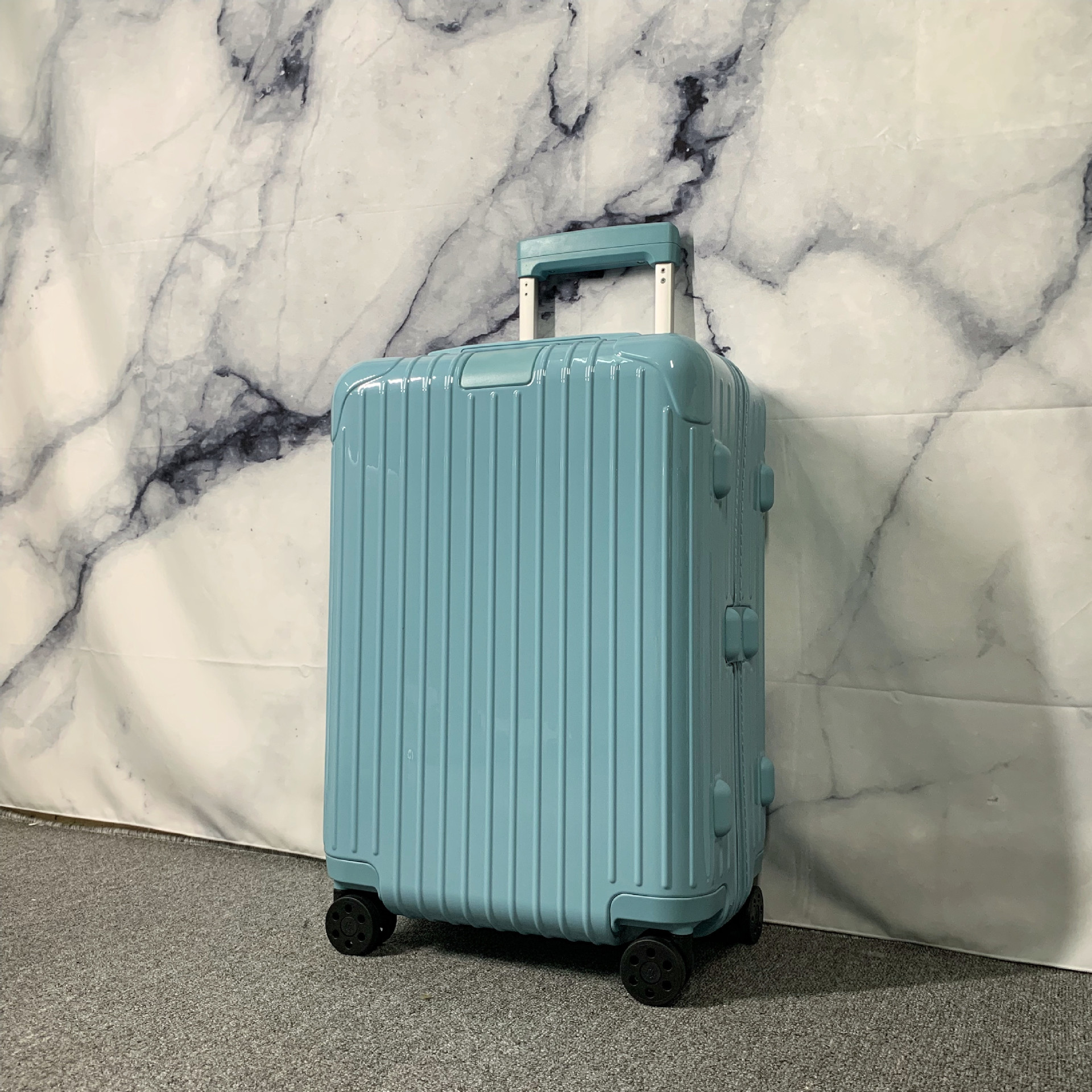

Fashion designer suitcase Trunks Box For Business Silver Germany Suitcases Cabin Candy colored travel travel high-capacity Luggage